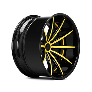 DH-JH6061 Concave Forged Wheels Alloy Rims Replica Deep Yellow Wheels